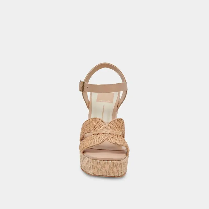 Heels Shop Dolce Vita Cale Heels Lt Natural Raffia Lt Natural Raffia