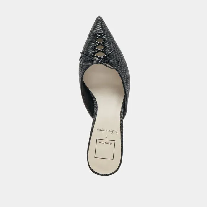 Heels Shop Dolce Vita Camile Heels Onyx Raffia Onyx Raffia