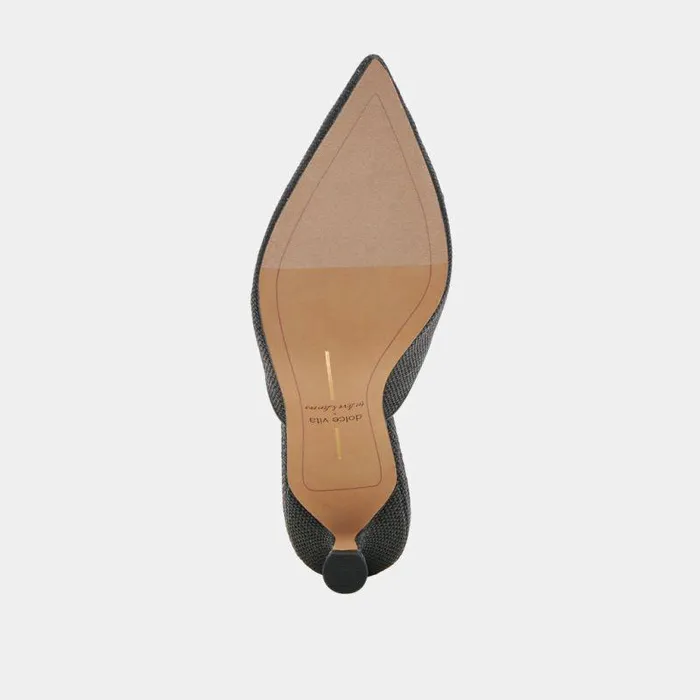 Heels Shop Dolce Vita Camile Heels Onyx Raffia Onyx Raffia