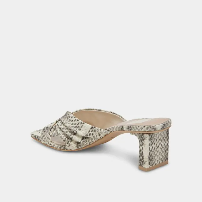 Heels Shop Dolce Vita Carlan Heels Grey White Embossed Snake Grey White Snake Heels Grey White Embossed Snake