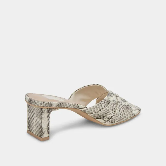 Heels Shop Dolce Vita Carlan Heels Grey White Embossed Snake Grey White Snake Heels Grey White Embossed Snake