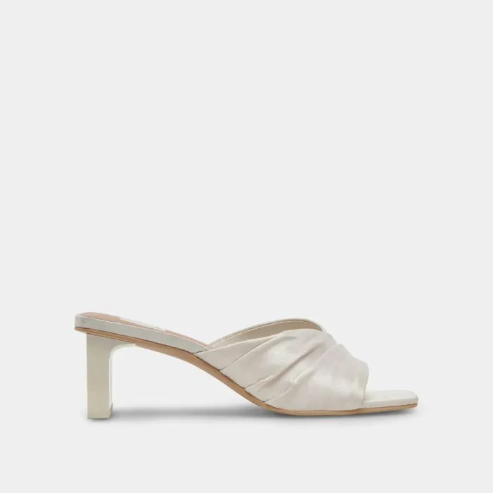 Heels Shop Dolce Vita Carlan Heels Off White Silk Off White Silk