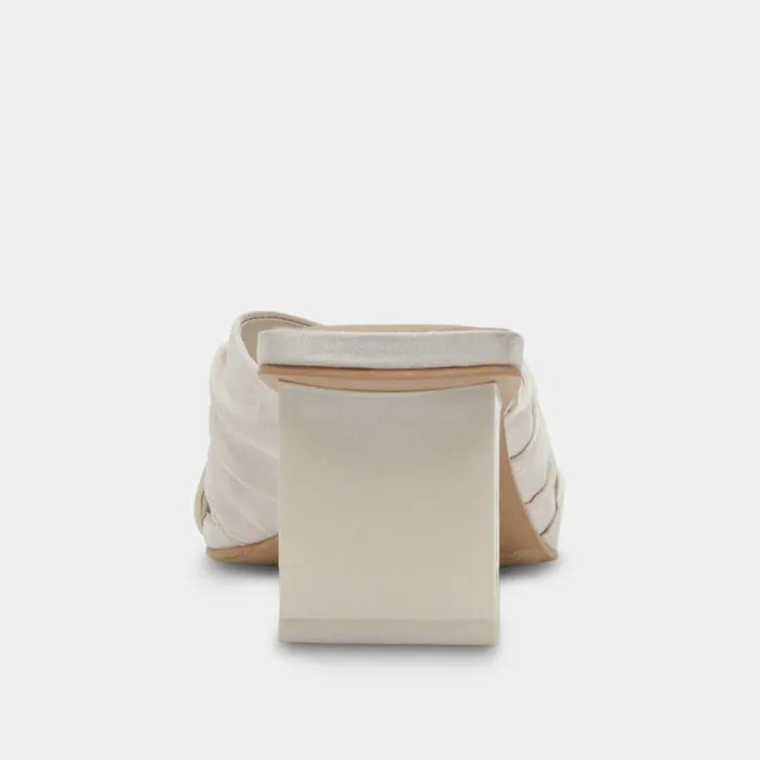 Heels Shop Dolce Vita Carlan Heels Off White Silk Off White Silk