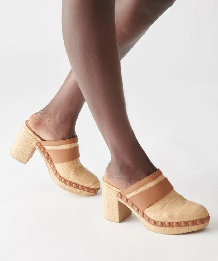 Heels Shop Dolce Vita Carmac Heels Lt Natural Raffia Lt Natural Raffia