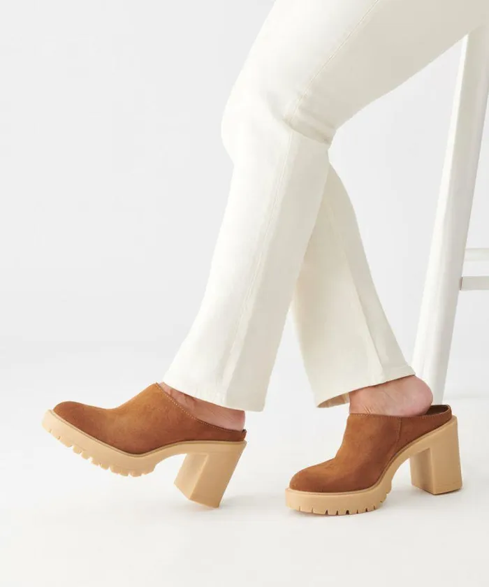 Heels Shop Dolce Vita Carry Heels Camel Suede Camel Suede