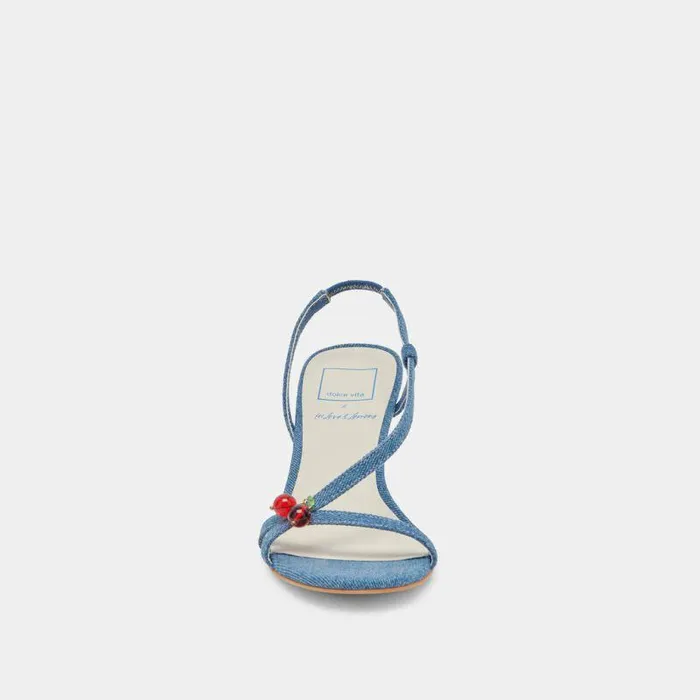 Heels Shop Dolce Vita Cerise Heels Blue Denim Blue Denim