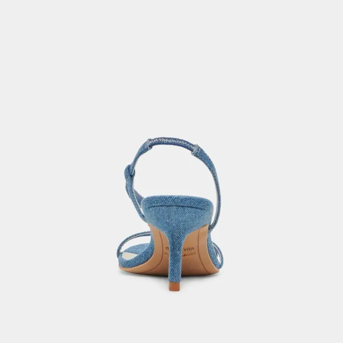 Heels Shop Dolce Vita Cerise Heels Blue Denim Blue Denim