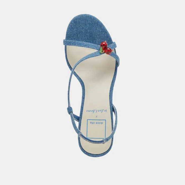 Heels Shop Dolce Vita Cerise Heels Blue Denim Blue Denim