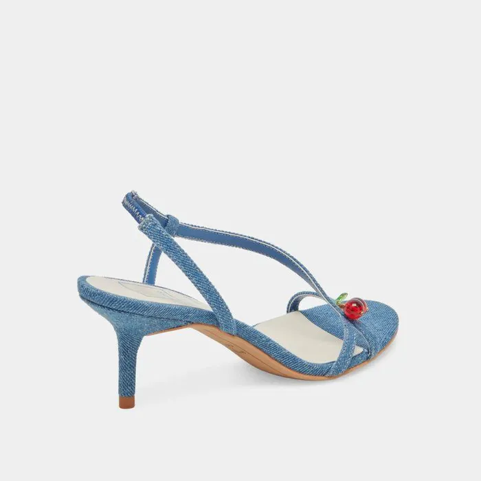 Heels Shop Dolce Vita Cerise Heels Blue Denim Blue Denim