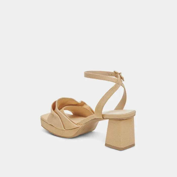 Heels Shop Dolce Vita Cheer Heels Lt Natural Raffia Lt Natural Raffia