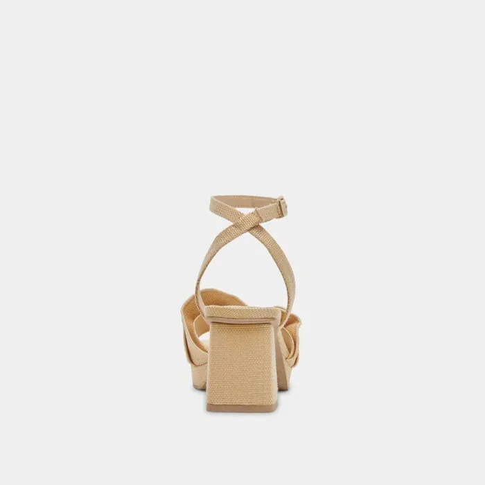 Heels Shop Dolce Vita Cheer Heels Lt Natural Raffia Lt Natural Raffia