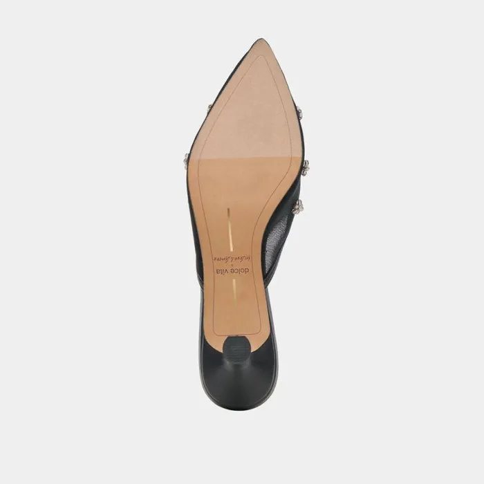 Heels Shop Dolce Vita Claire Wide Heels Black Mesh Black Mesh