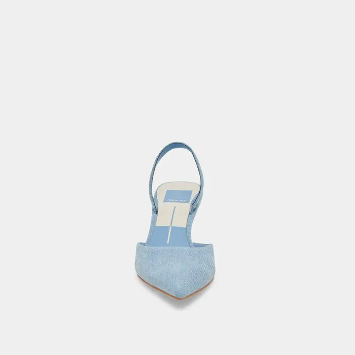 Heels Shop Dolce Vita Corsa Heels Blue Denim Blue Denim