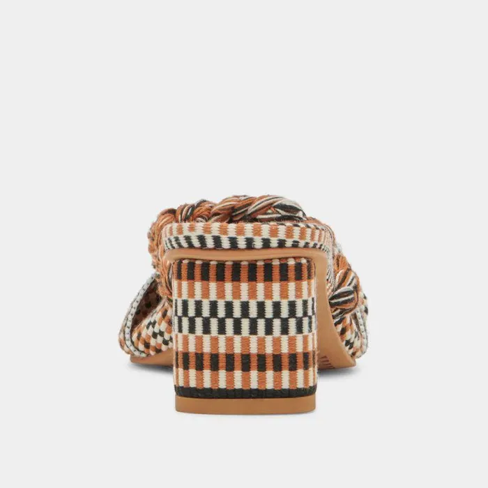 Heels Shop Dolce Vita Dallie Heels Tan Multi Woven Tan Multi Woven