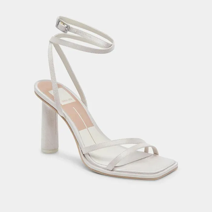Heels Shop Dolce Vita Disere Heels Off White Satin Designer White Satin Heels Off White Satin