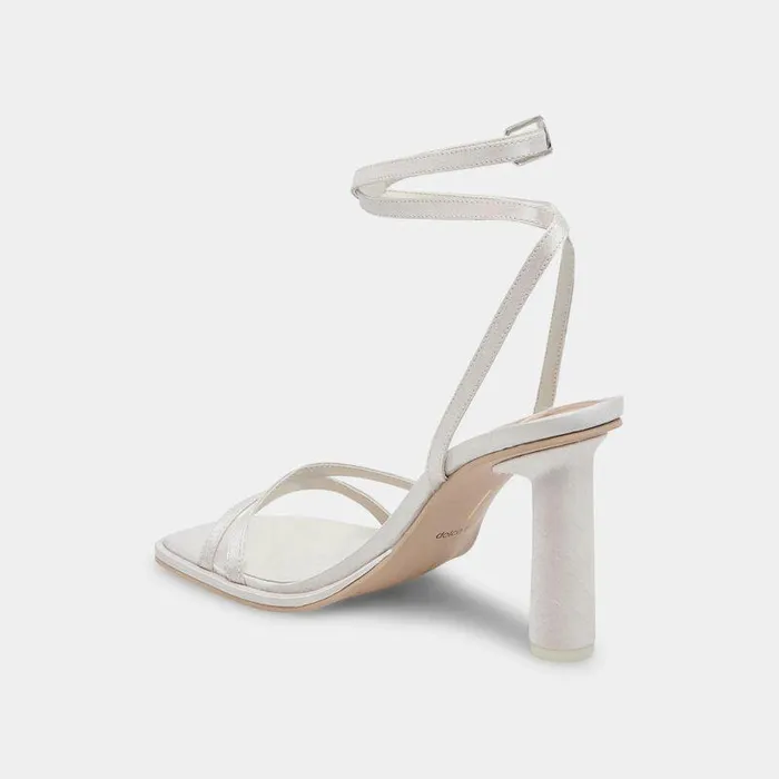 Heels Shop Dolce Vita Disere Heels Off White Satin Designer White Satin Heels Off White Satin