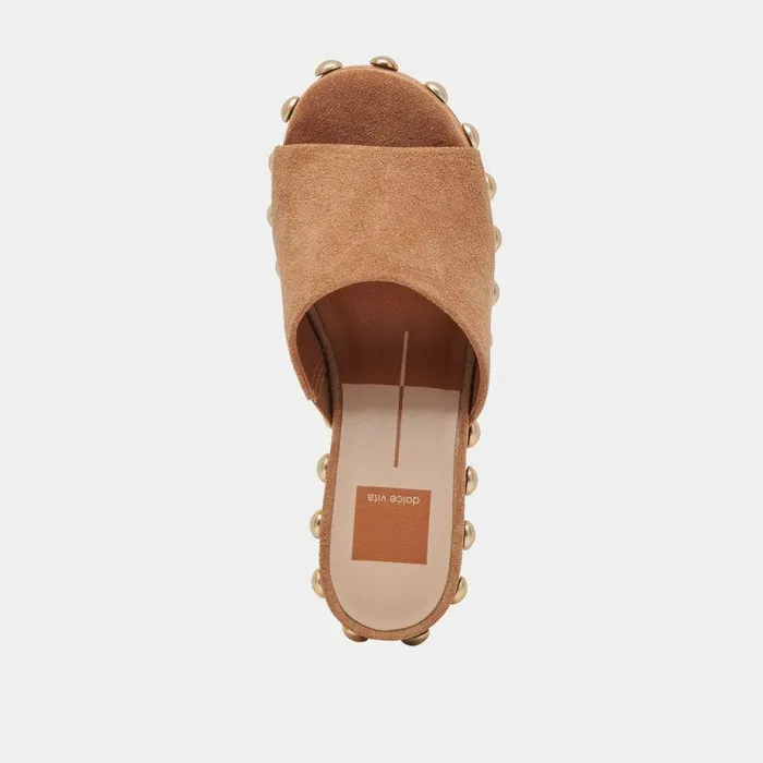 Heels Shop Dolce Vita Glori Heels Pecan Suede Pecan Suede