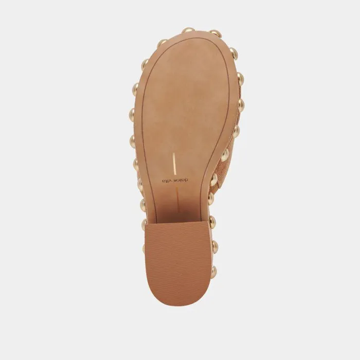 Heels Shop Dolce Vita Glori Heels Pecan Suede Pecan Suede