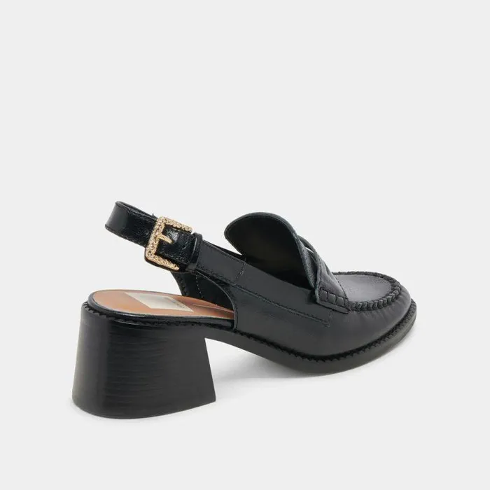 Heels Shop Dolce Vita Hardi Heels Midnight Crinkle Patent Midnight Crinkle Patent