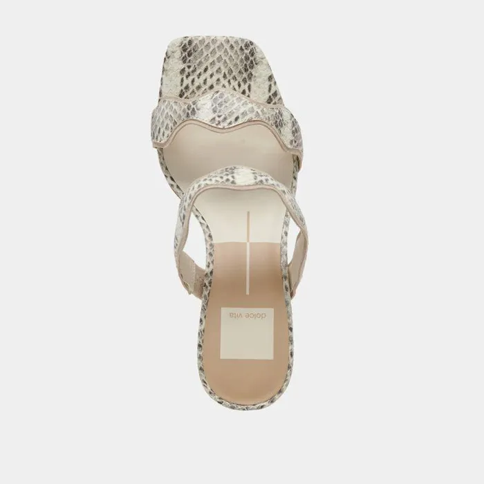 Heels Shop Dolce Vita Ilva Heels Grey White Embossed Leather Grey White Leather Heels Grey White Embossed Leather