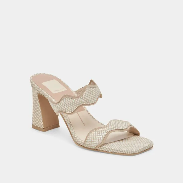 Heels Shop Dolce Vita Ilva Heels White Natural Embossed Leather White Leather Heels White Natural Embossed Leather