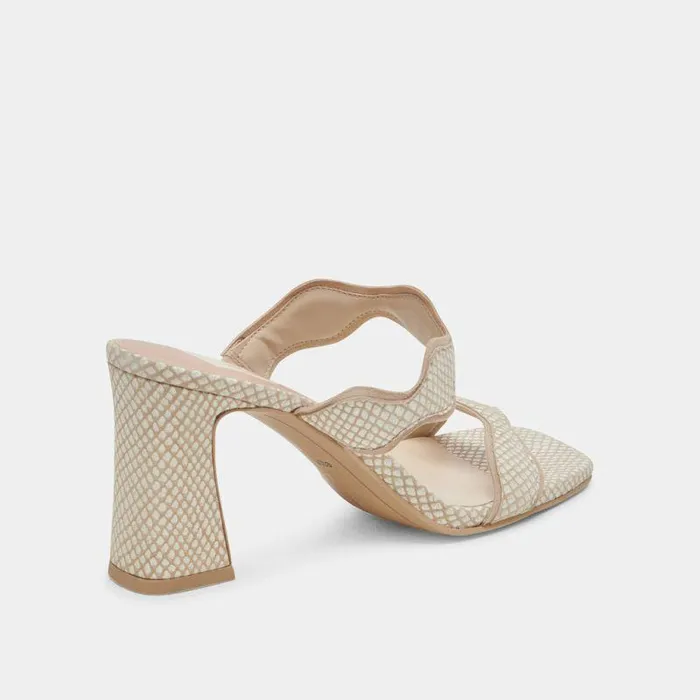 Heels Shop Dolce Vita Ilva Heels White Natural Embossed Leather White Leather Heels White Natural Embossed Leather