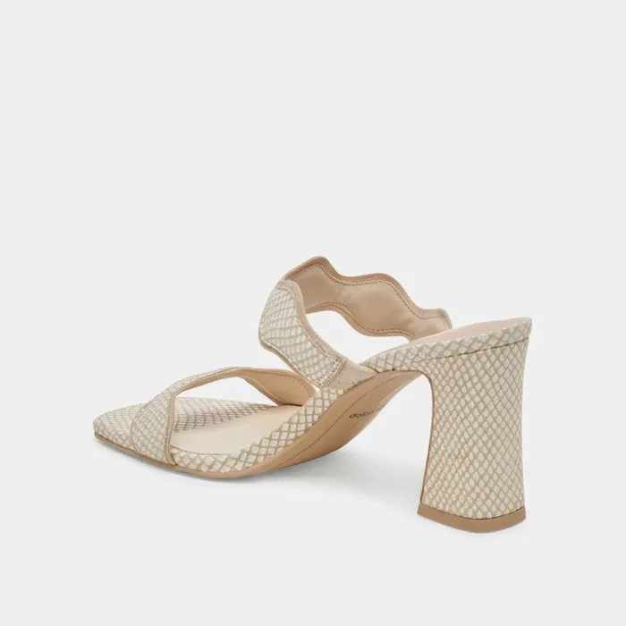 Heels Shop Dolce Vita Ilva Heels White Natural Embossed Leather White Leather Heels White Natural Embossed Leather