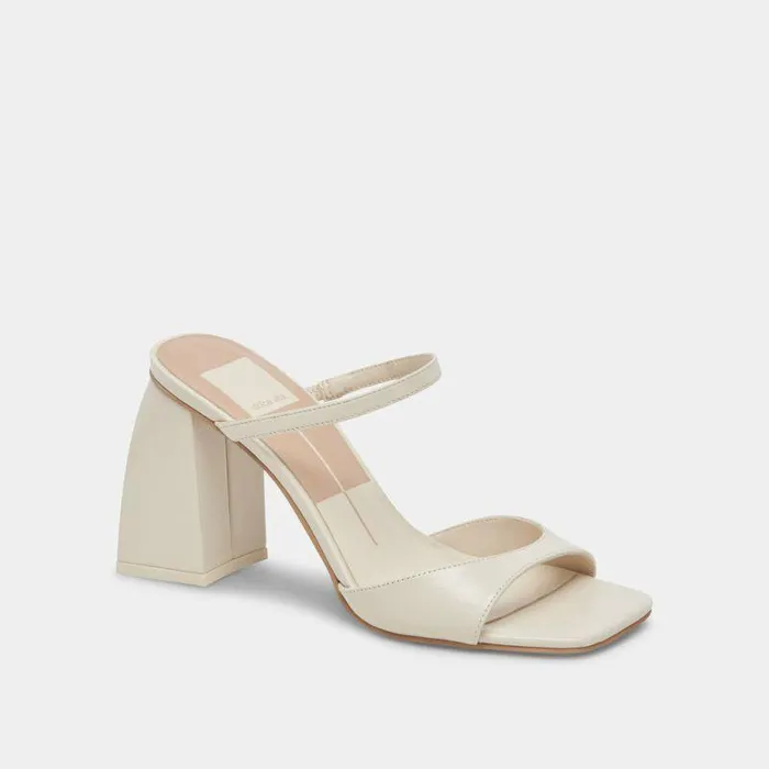 Heels Shop Dolce Vita Jemmy Heels Ivory Crinkle Patent Ivory Crinkle Patent