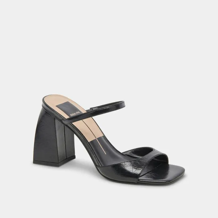 Heels Shop Dolce Vita Jemmy Heels Midnight Crinkle Patent Midnight Crinkle Patent