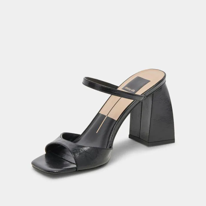 Heels Shop Dolce Vita Jemmy Heels Midnight Crinkle Patent Midnight Crinkle Patent