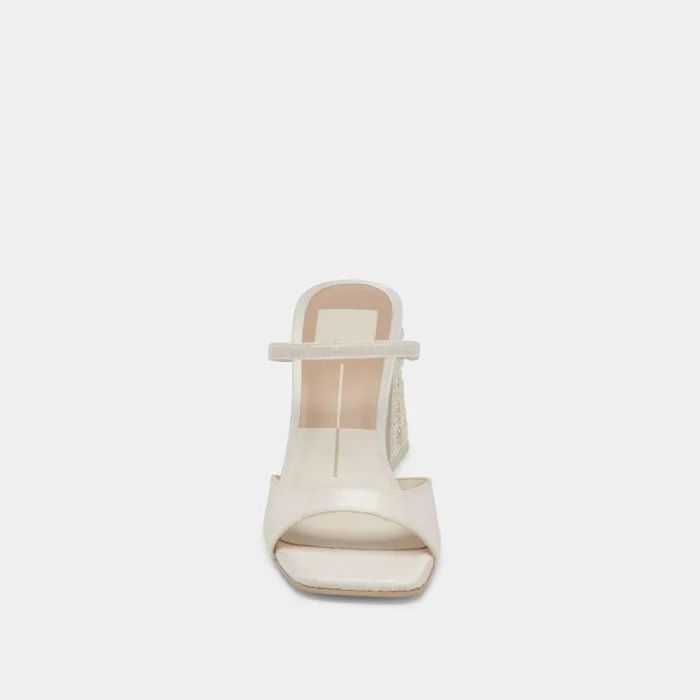 Heels Shop Dolce Vita Jemmy Pearl Heels Vanilla Silk Vanilla Silk