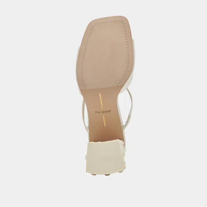 Heels Shop Dolce Vita Jemmy Pearl Heels Vanilla Silk Vanilla Silk