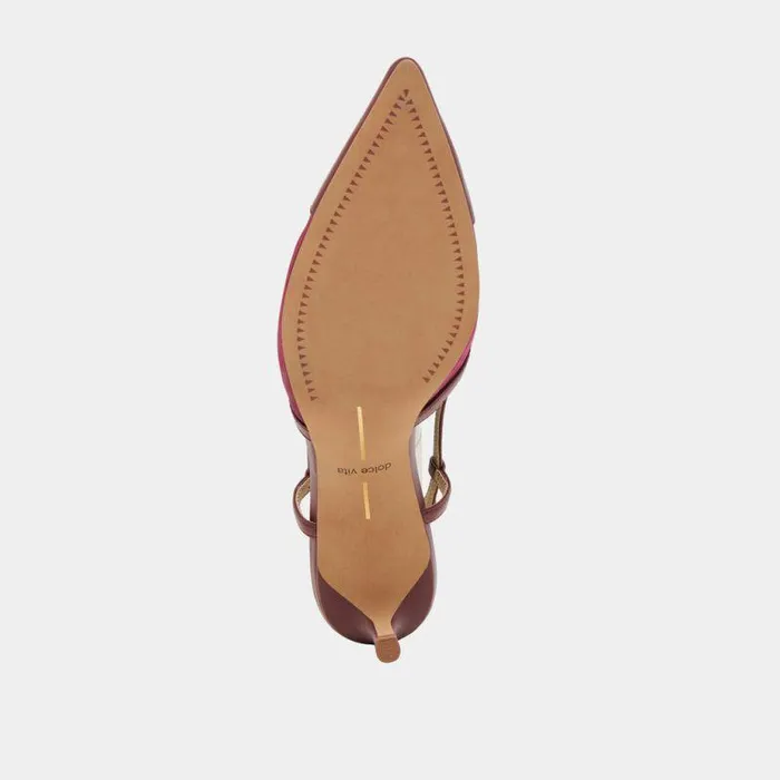 Heels Shop Dolce Vita Kandi Heels Maroon Mesh Maroon Mesh