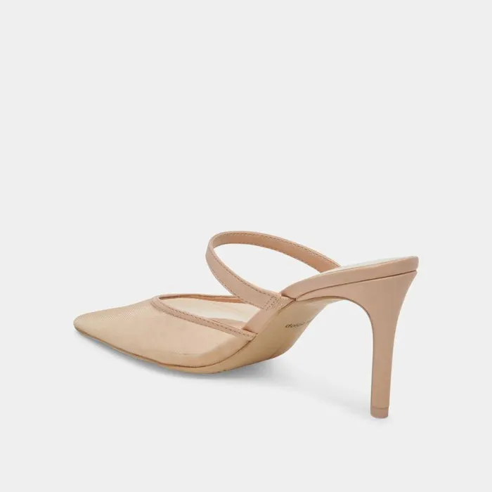 Heels Shop Dolce Vita Katik Heels Blush Mesh Blush Mesh