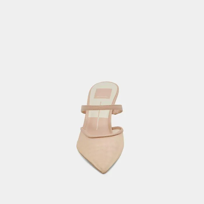 Heels Shop Dolce Vita Katik Heels Blush Mesh Blush Mesh