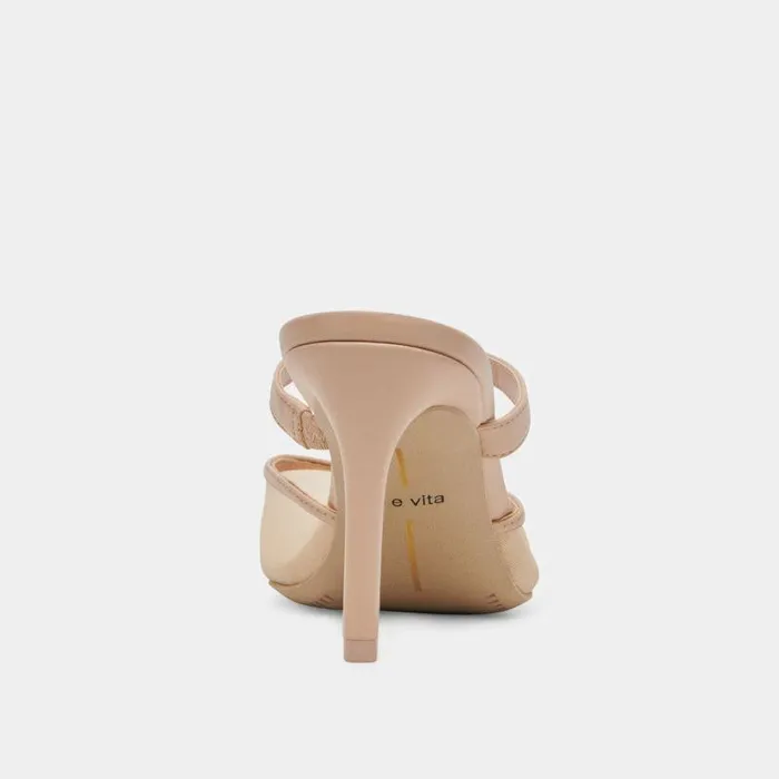 Heels Shop Dolce Vita Katik Heels Blush Mesh Blush Mesh