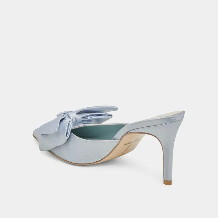 Heels Shop Dolce Vita Kayli Heels Light Blue Satin Light Blue Satin