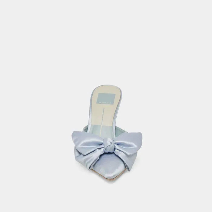 Heels Shop Dolce Vita Kayli Heels Light Blue Satin Light Blue Satin