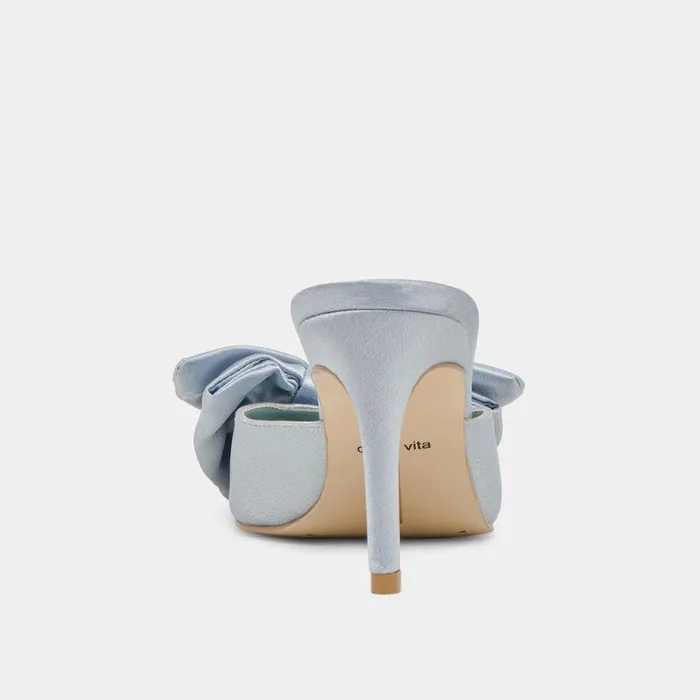 Heels Shop Dolce Vita Kayli Heels Light Blue Satin Light Blue Satin