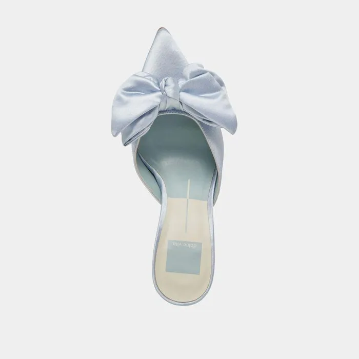 Heels Shop Dolce Vita Kayli Heels Light Blue Satin Light Blue Satin