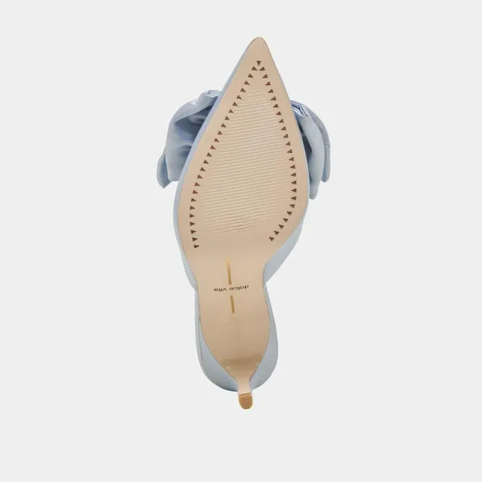 Heels Shop Dolce Vita Kayli Heels Light Blue Satin Light Blue Satin