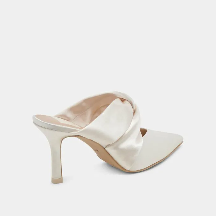 Heels Shop Dolce Vita Kelsy Heels Creme Satin Creme Satin