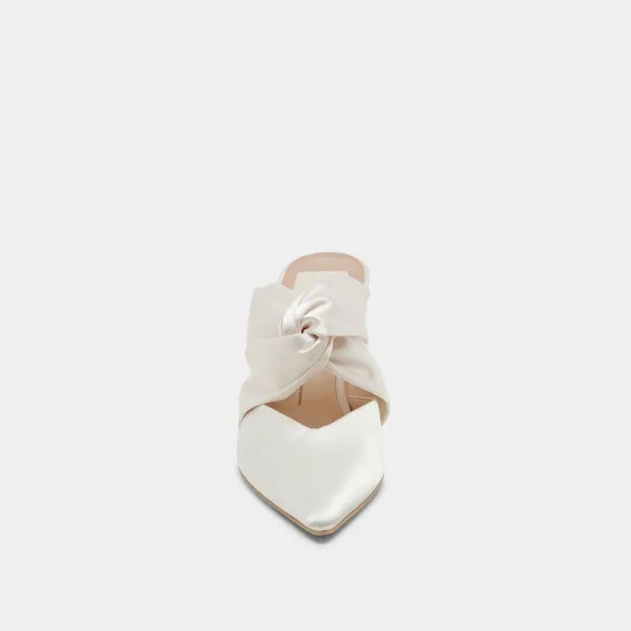 Heels Shop Dolce Vita Kelsy Heels Creme Satin Creme Satin
