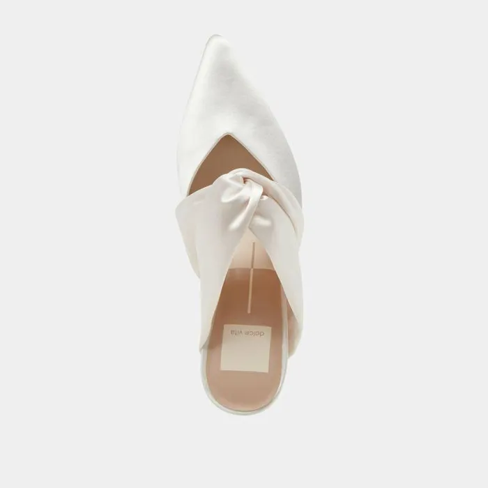 Heels Shop Dolce Vita Kelsy Heels Creme Satin Creme Satin