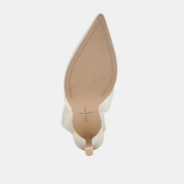 Heels Shop Dolce Vita Kelsy Heels Creme Satin Creme Satin