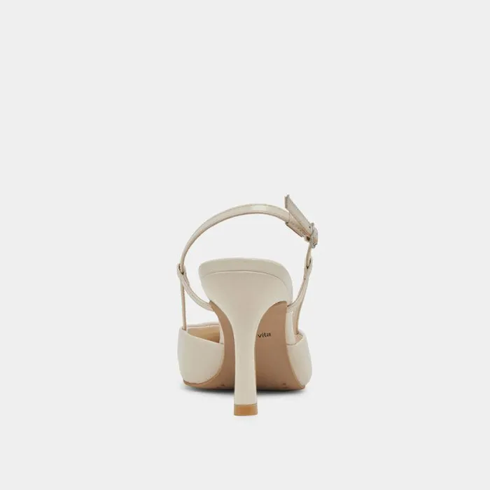 Heels Shop Dolce Vita Kim Heels Ivory Crinkle Patent Ivory Crinkle Patent