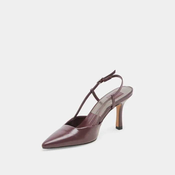 Heels Shop Dolce Vita Kim Heels Wine Crinkle Patent Wine Crinkle Patent