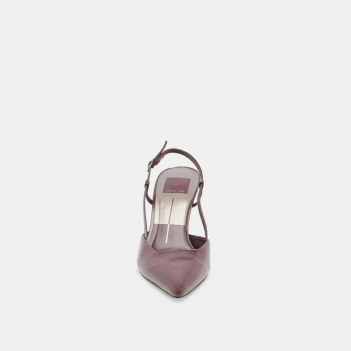 Heels Shop Dolce Vita Kim Heels Wine Crinkle Patent Wine Crinkle Patent