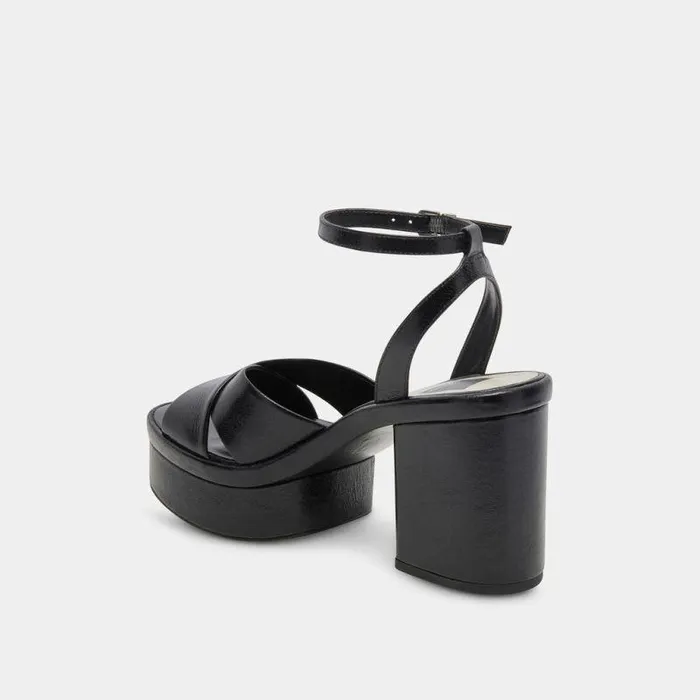 Heels Shop Dolce Vita Laisha Heels Midnight Crinkle Patent Midnight Crinkle Patent