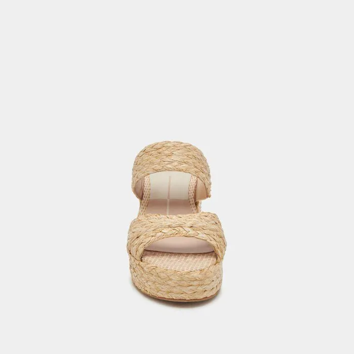 Heels Shop Dolce Vita Latoya Heels Lt Natural Raffia Lt Natural Raffia
